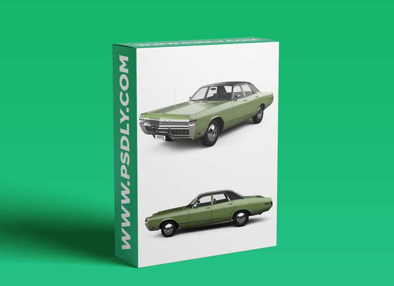 Dodge Monaco sedan 1972 3D model