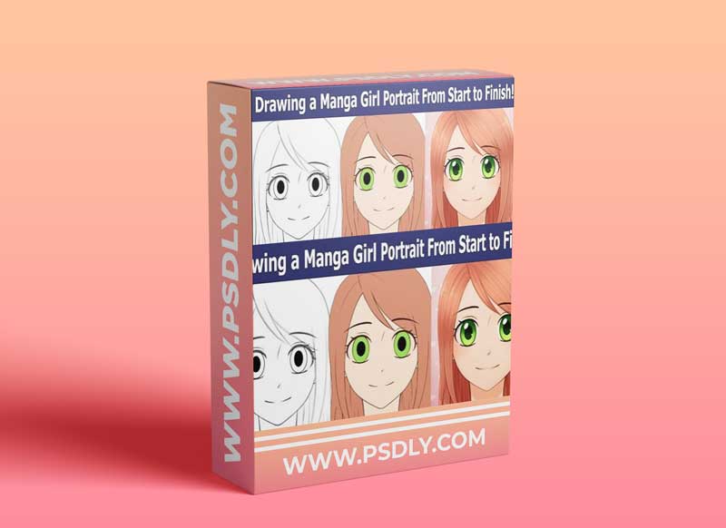 Drawing a Manga Girl Portrait From Start to Finish in ibis Paint X