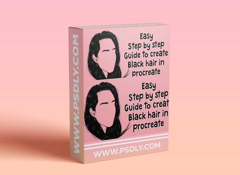 Easy Step-by-Step Guide to Create Black Hair in Procreate