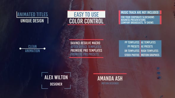 Videohive Minimal Lower Thirds Pack 30212994