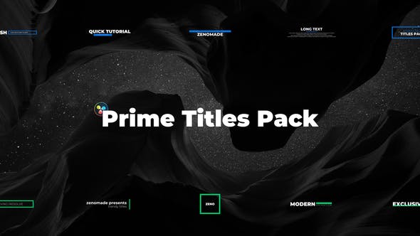 Videohive Prime Title Pack 30160087