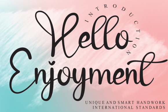 Hello Enjoyment Font Free Download