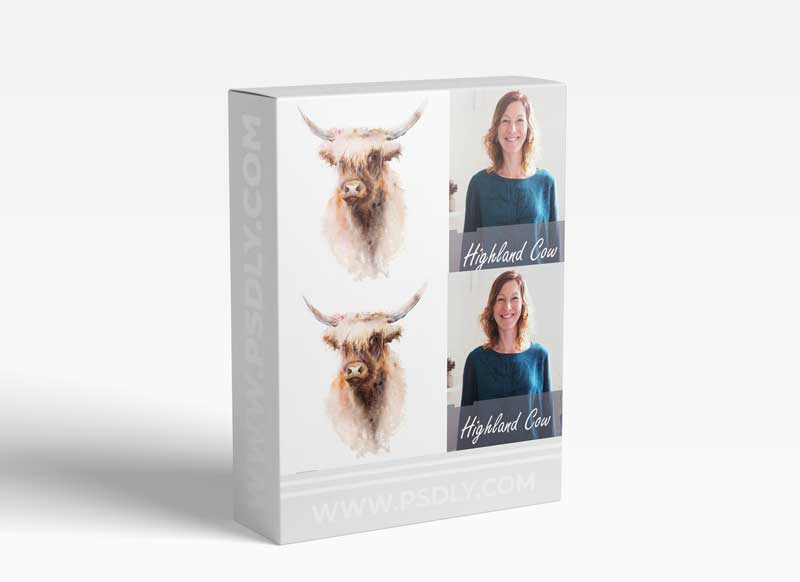 Highland Cow. A Free-Flow Watercolour Masterclass with Jane Davies