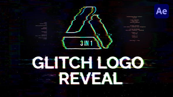 Videohive Glitch Logo Reveal 30775609