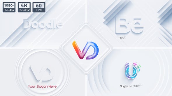 Videohive Neumorphism Logo Animations Set 31330435