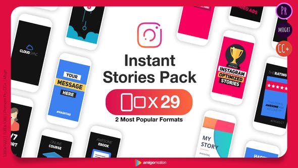 Videohive Instant Stories Pack Premiere Pro 31062472