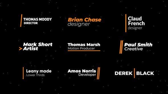 Videohive Lower Thirds 30670049