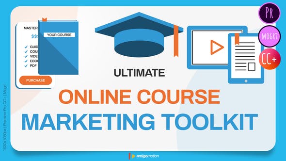 Videohive Course/Webinar/eBook Marketing Pack Premiere Pro 31151076