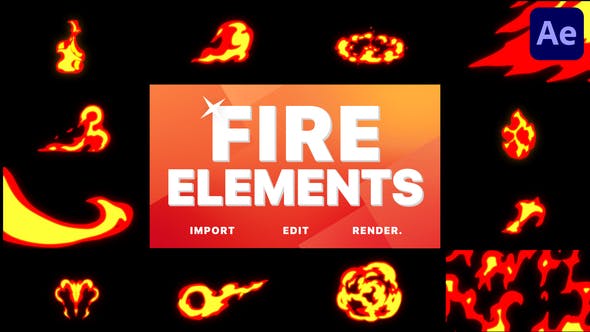 Videohive Fire Pack After Effects 31105607