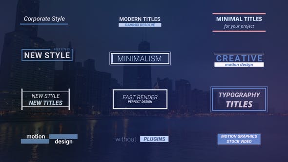 Videohive Stylish Title 29667683