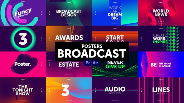 Videohive Posters Broadcast 30903450