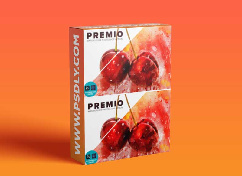 Premio Watercolor Photoshop Action