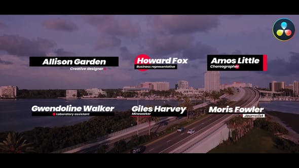 Videohive Simple Lower Thirds 29714802