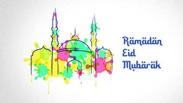 Videohive Ramadan Watercolor 31379119