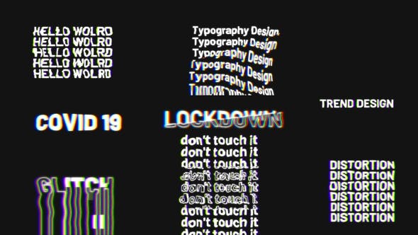 Videohive Aberration Glitch Titles 30142893