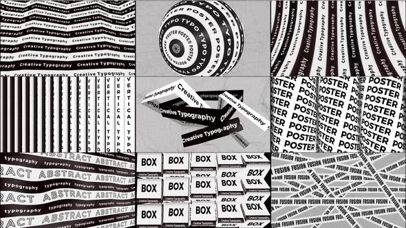 Videohive Abstract Typography 30056817