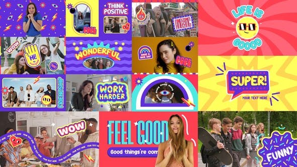 Videohive Colorful Intro 3 in 1 31210361