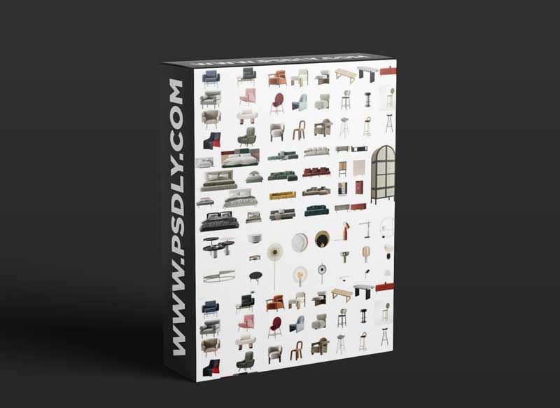 Single furniture 3d Models Collection 2021