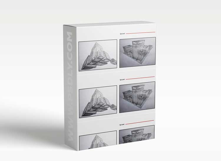 The Ultimate Perspective Drawing Course - Draw 3D in Perspective step by step