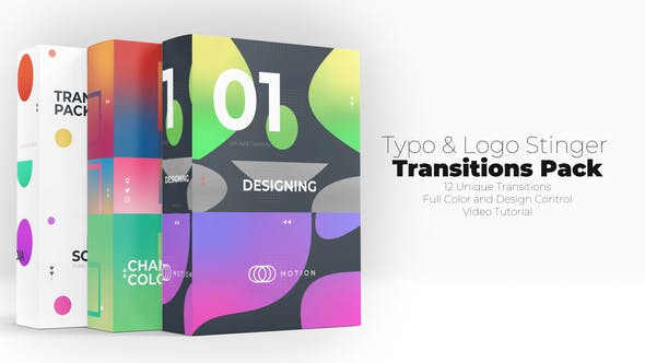 Videohive Typo & Logo Stinger Transitions Pack 30363570
