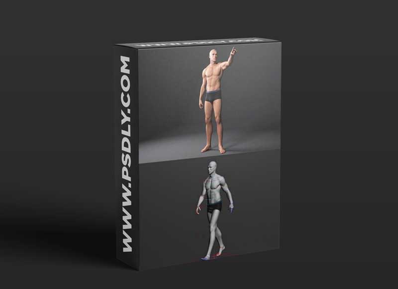 Turbosquid - Realistic Rigged Man Vray & MentalRay