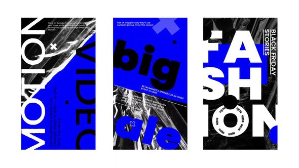 Videohive Black friday typography stories 31232922