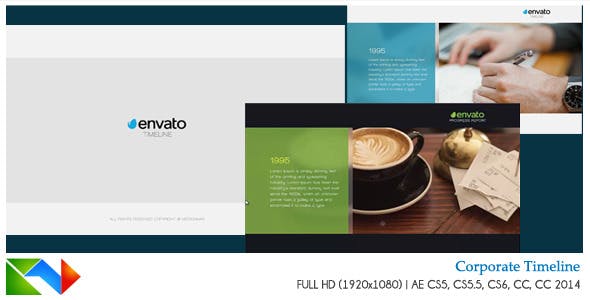 Videohive Corporate Timeline 12824058