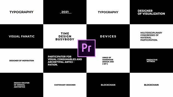 Videohive Just Typography 2.0 for Premiere Pro Essential Graphics 30954684