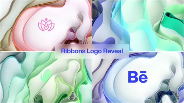 Videohive Ribbons Logo Reveal 31158646