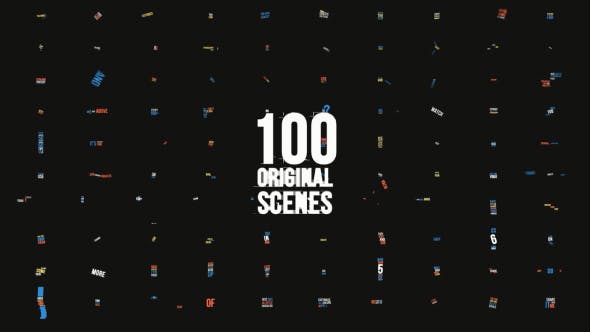 Videohive Dynamic Typography Pack [100 Titles] 4K 60 FPS 21218812