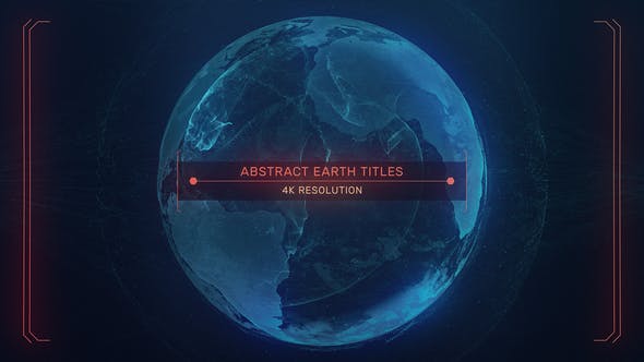 Videohive Earth Abstract Titles 31679892