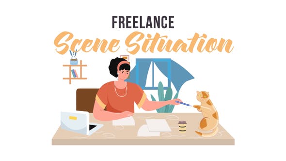 Videohive Freelance Scene Situation 31859688