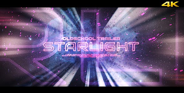 Videohive Starlight Oldschool Trailer Opener 19824880