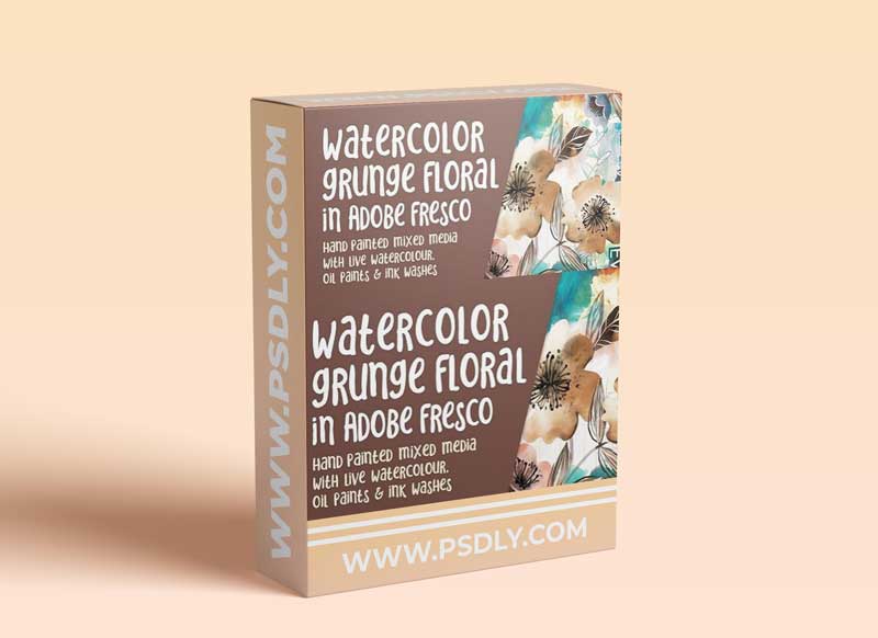 Adobe Fresco Floral Mixed Media Illustration