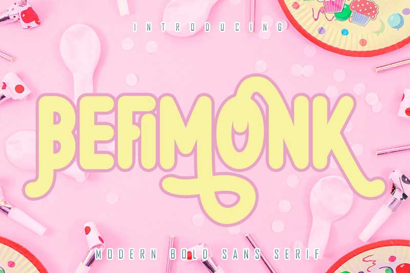 Befimonk - Bold Sans Serif