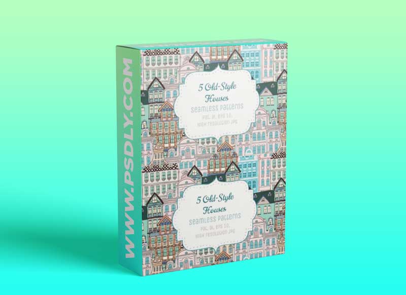 CM - 5 Doodle Seamless Patterns 71804