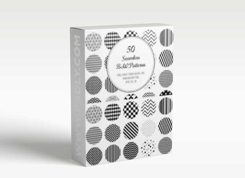 CM - 50 Geometric B&W Patterns 70325