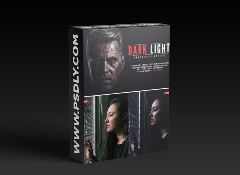 CM - Dark Light Photoshop Action 2357740