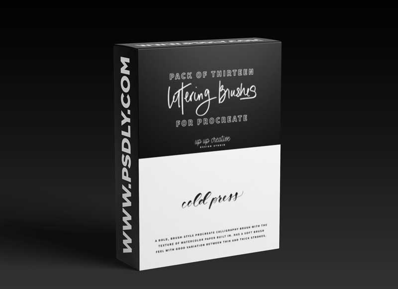 CM - Thirteen Procreate Lettering Brushes 2511536