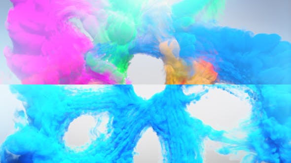 Videohive Colliding Smoke Logo Reveal 13448895