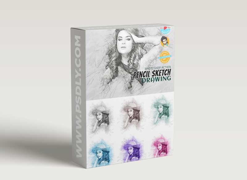 CreativeMarket - Pencil Sketch Drawing 5962486