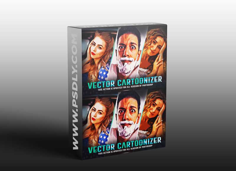 CreativeMarket - Vector Cartoonizer Oil Paint 6060449