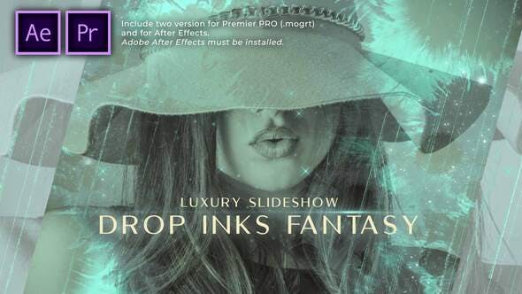 Videohive Drop Inks Fantasy Luxury Slideshow 31368948