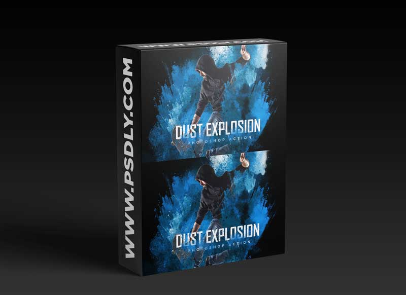 Dust Explosion Photoshop Action