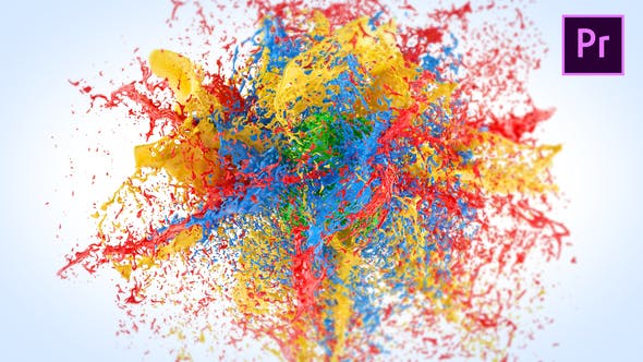 Videohive Exploding Paint Logo Reveal Premiere Pro 31303047