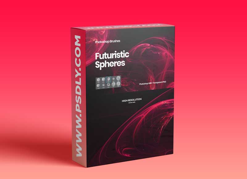 Futuristic Spheres Photoshop Brushes