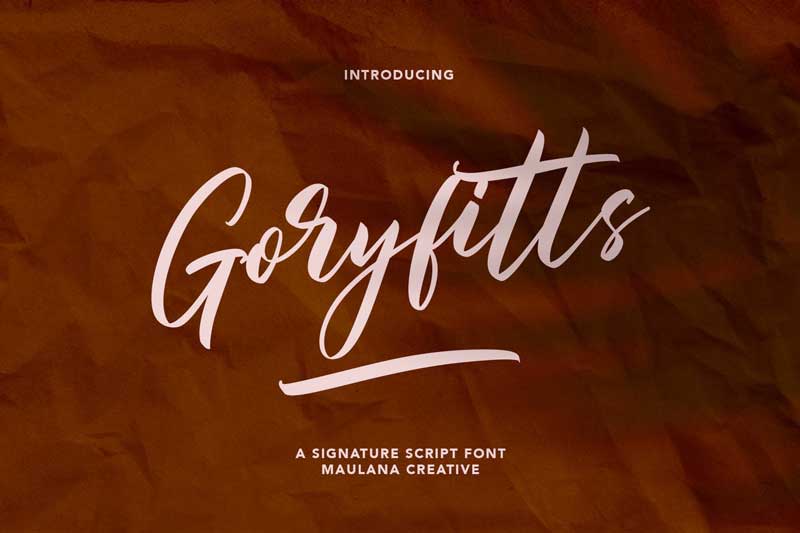 Goryfitts Signature Script Font