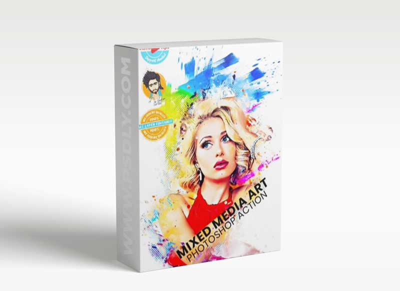 GraphicRiver - Mixed Media Art Photoshop Action 31173381