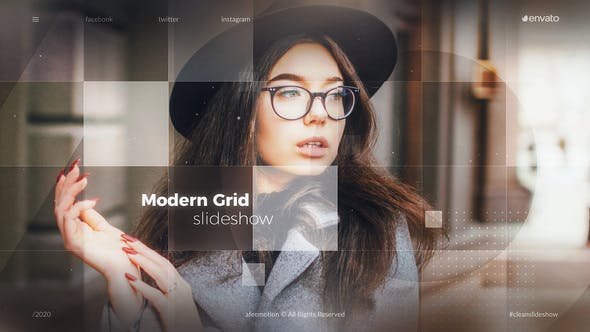 Videohive Modern Grid Slideshow 29796409