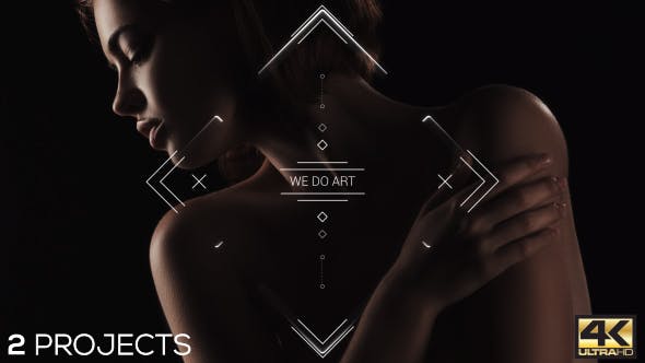 Videohive Geometric Minimal Titles Opener & Slideshow 18281474